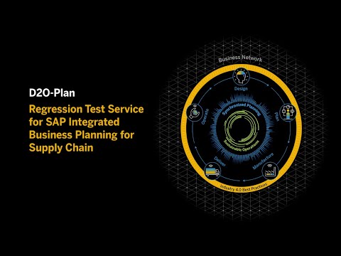 Consulting by SAP: Regression Test Service for SAP Integrated Business Planning for Supply Chain