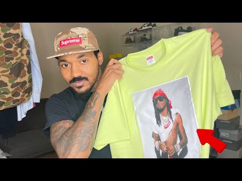 Unboxing Supreme X Playboi Carti Collab Tee | 5 Outfits - YouTube