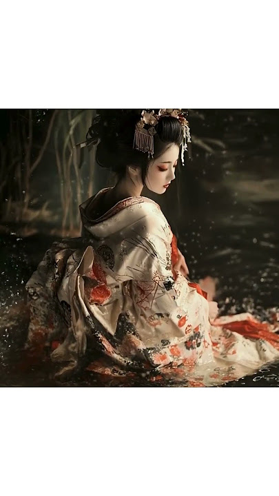 Japanese Geisha Girl in despair #shorts#geisha #japan