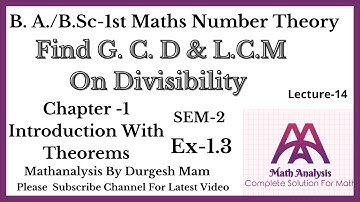 Exercise - 1.3 Introduction With Theorems|  Divisibility |Number theory & Trigonometry |Sem - 2nd