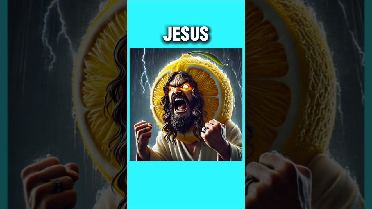 Jesus turns into a lemon😱🍋 