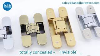 How to choose invisible door hinges?