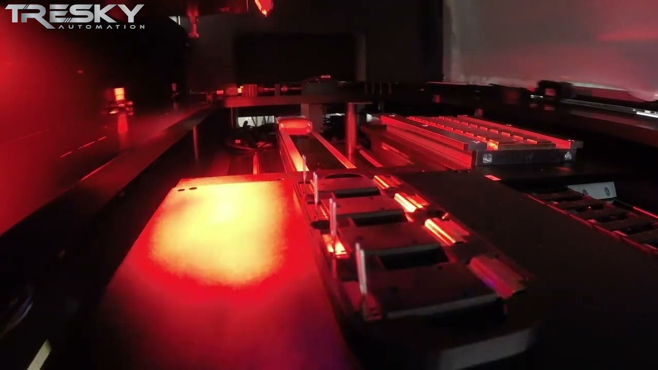 Sintering process - Use of a two-track conveyor system in batch mode