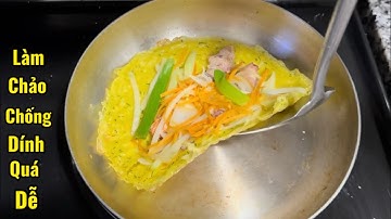 Cách làm chảo CŨ thành chảo chống dính, đổ bánh xèo, chiên cá thịt dễ bong tróc. Ai cũng làm được 