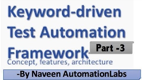 KeyWord Driven Framework In Selenium - Part -3 || Check-In your code into GIT Repo