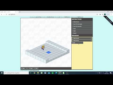 Lightbot Level 1