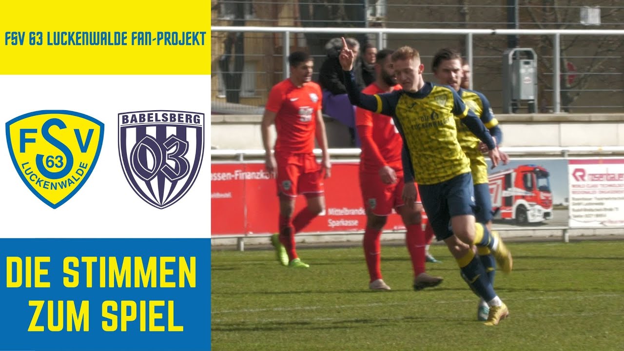 Die Stimmen zum Spiel | FSV 63 Luckenwalde vs. SV Babelsberg 03 3:1 | Sonntag 26.02.2023 | SP22