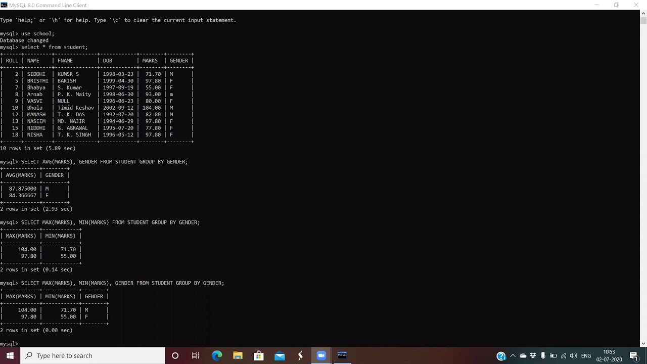 SQL Group By clause - YouTube