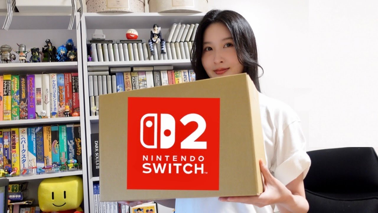 Switch 2] Unboxing Ceremony: Playing Mario Kart World at night