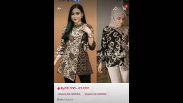 Thumbnail of baju batik wanita modern asli Pekalongan
