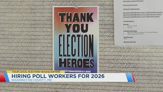 Washington County recruiting paid poll workers in '26 Maryland elections