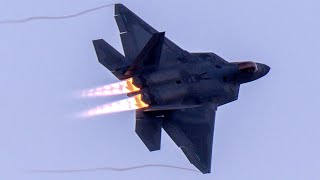 EAA AirVenture 2024 F 22 Raptor Demonstration