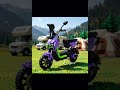 A premium electric bike for outdoor riding .