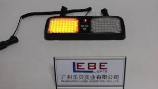 LB1111 Amber White LED Split Visor Strobe Light