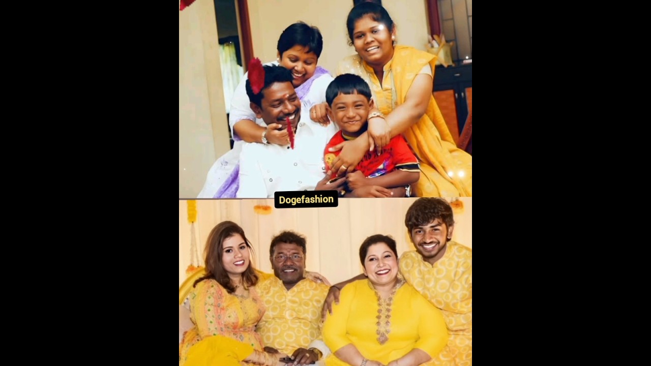 Actor karunas beautiful family picture 