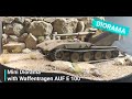 Mini diorama with Waffentrager AUF E-100