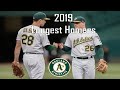 Oakland athletics  longest home runs of 2019