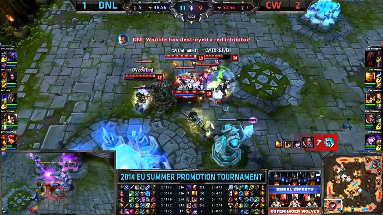 Base Race for a spot in 2014 EU LCS Summer Split - CW vs Denial - EU LCS Summer Promotion Tournament