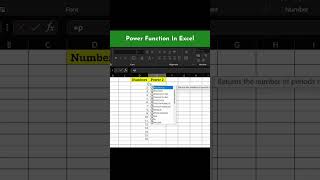 Excel POWER Function Explained in 30 Seconds