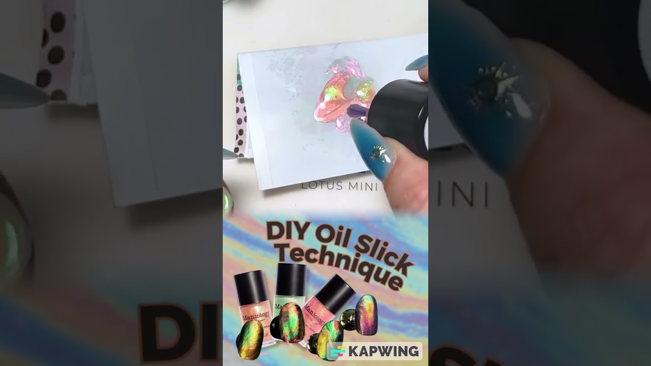 💿 DIY Oil Slick Nails with Sunrays Stamping Polishes | Maniology 