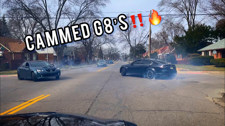 TWO CAMMED PONTIAC G8’S GOING WILD‼️