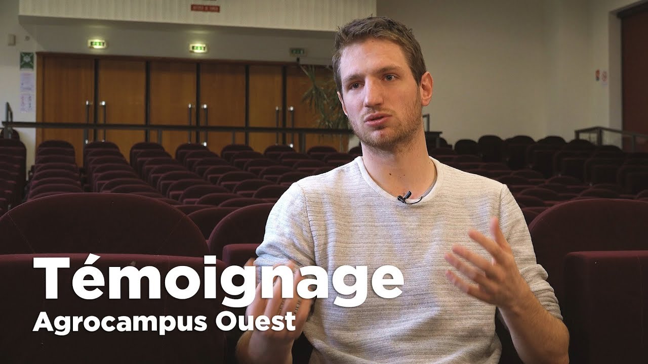 Philippe, élève-ingénieur agronome - Spécialisation génie de l'environnement