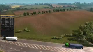 Euro Truck Simulator 2 MP - Timelapse: Public convoy 20.5.18