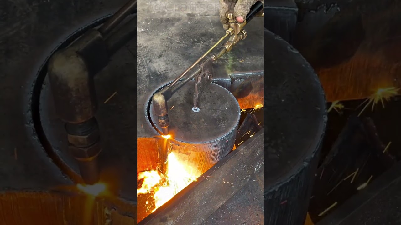 Cutting Thick Metal Takes Patience ⚙️ | Satisfying Metal Cut