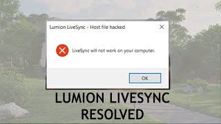 SketchUp Lumion Liv Sync Not Working  Host file Hacked screenshot 3