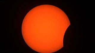 The total solar eclipse has begun in the Northern Hemisphere