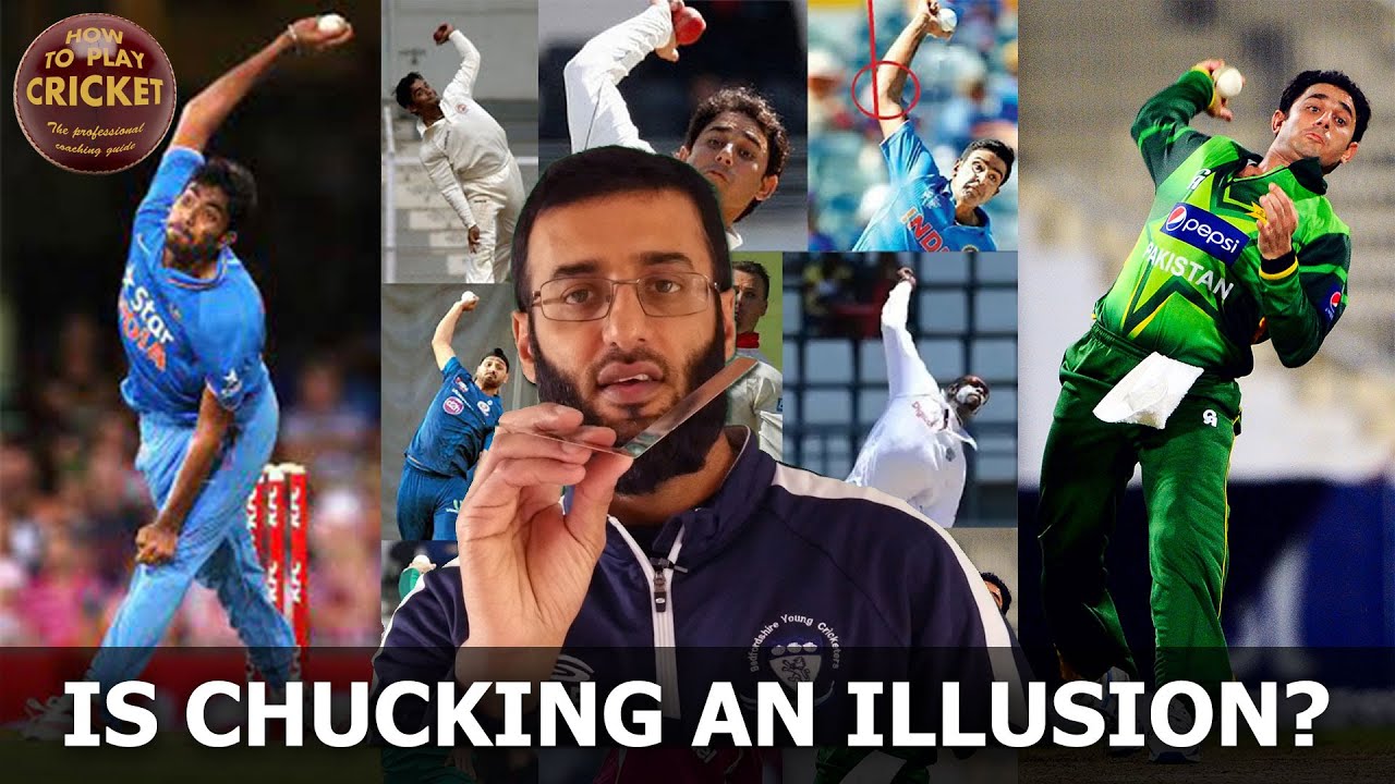Is chucking an illusion? Bowlers with a bent arm in cricket