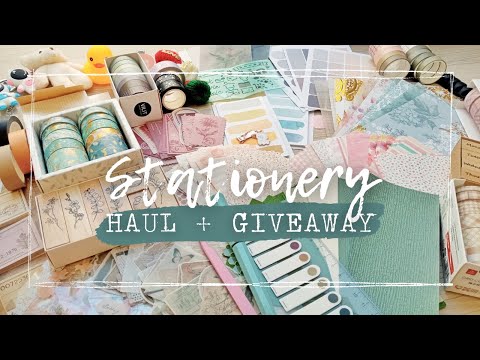 Huge Spring 2023 Stationery Haul 🐑 + Giveaway 🎁 - ft Stationery Pal