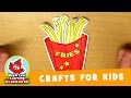 French Fries Craft for Kids | Maple Leaf Learning Playhouse