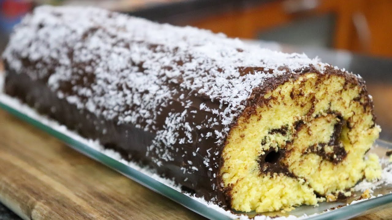 Torta De Pao De Lo Com Cobertura E Recheio De Chocolate Youtube Torta De Pao De Lo Com Cobertura E Recheio De Chocolate Youtube