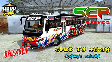 🎀 SCP BUS LIVERY RELEASED FOR BALAJI BS6 V2 BUS MOD | PASSWORD IN VIDEO 📌 | #bussid #busmods #krkpyt
