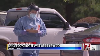 New Wake County location for free COVID-19 testing