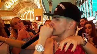 Dylan Tearing It Up Downtown Fremont Street Las Vegas..