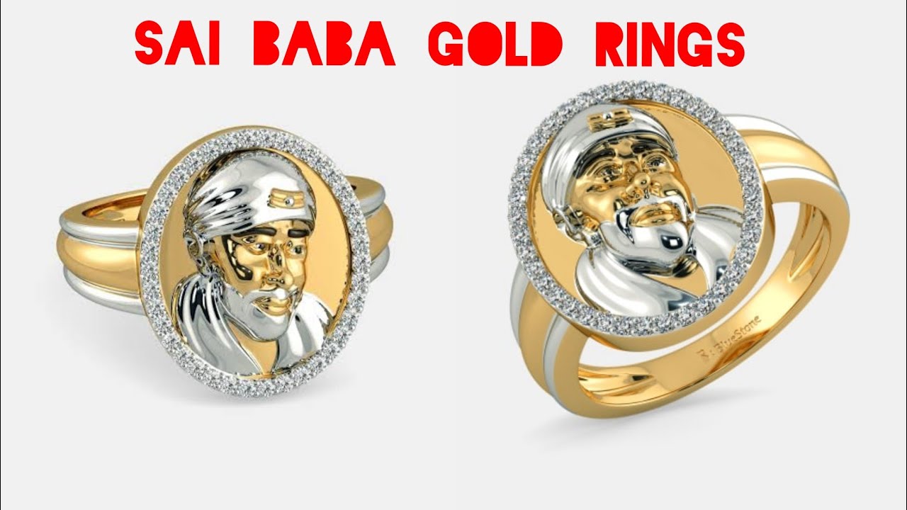 Sai baba gold rings latest designs for men and women YouTube