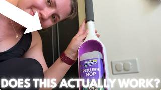 Swiffer Power Mop Refill Solution, Floor Cleaner for Mopping Tile, Vinyl, Laminate, Wood in Home, Ba