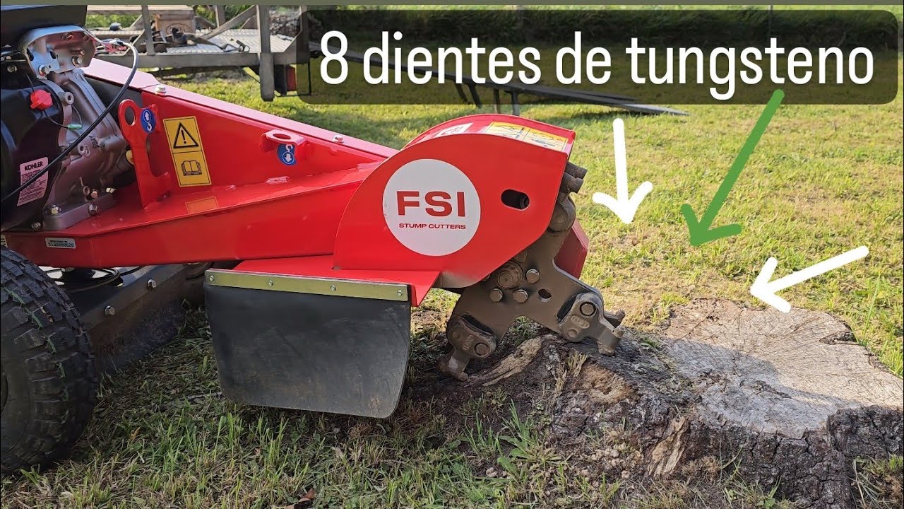 Increíble el funcionamiento de esta DESTOCONADORA