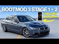 How to Tune Your F30 N55 BMW With BOOTMOD3 - STAGE 1 &amp; 2 - More Boost + Perfecting Burbles!! 