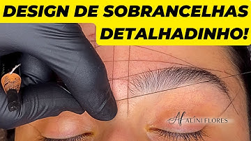 Design de Sobrancelhas Passo a Passo | Eyebrow Shape | Eyebrow Threading | Curso Design Sobrancelhas