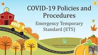 OSHA Covid 19 Policies & Procedures Live Webinar 9 22 21