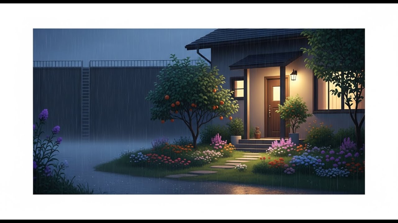 Rain by the Reservoir Wall | Deep Sleep Ambience