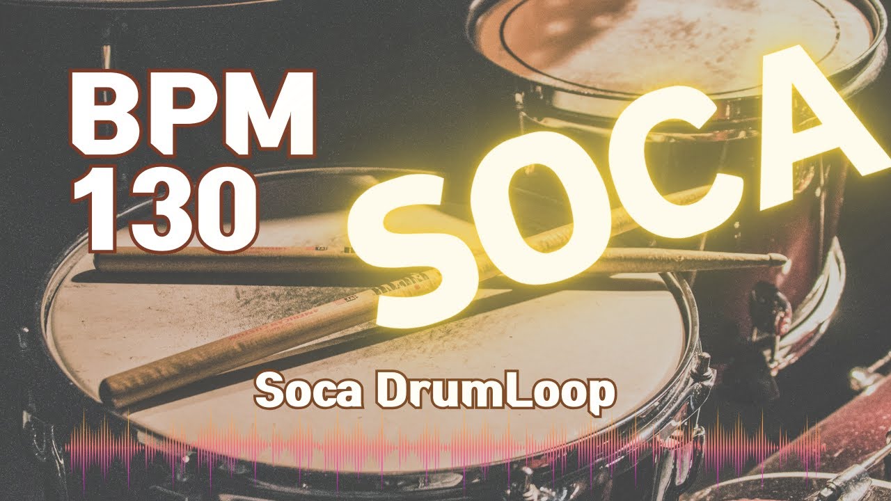 Soca Drum Loop Practice Tool 130bpm