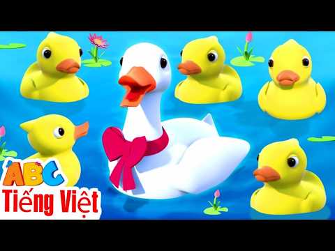 🦆 Năm Chú Vịt Con 🐥 | Bài Hát Thiếu Nhi Vui Nhộn | Nhạc Thiếu Nhi Cho Bé