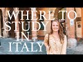 BEST UNIVERSITIES IN ITALY // pros, cons, & where to study in Italy