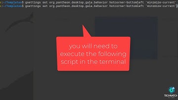 How to enable minimize option in hotcorner (Elementary OS)