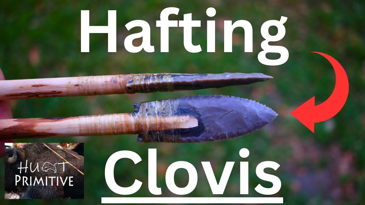 Hafting Clovis and an explanation of single and bibevel rods YouTube