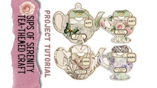 Sips of Serenity Christian Journal Ephemera kit tutorial. #ChristianJunkJournal